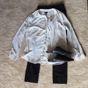 Talbots printed blouse